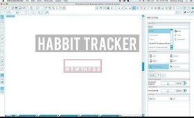 HABIT TRACKER - HOW TO MAKE PLANNER STICKERS