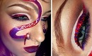 Chinese New Years inspired look Year of the Snake make-up  tutorial Chinese zodiac signs.