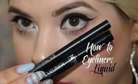 How to Eyeliner: Liquid | Elba Lopez