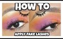 APPLY FAKE LASHES WITHOUT LINER! CURLY LASH FRIENDLY