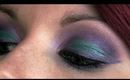 Teal, Purple and Coral Makeup Tutorial
