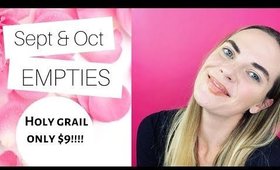 Sept & Oct Product Empties 2019: New HOLY GRAIL Product $9!