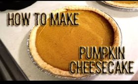 How to Make PUMPKIN CHEESECAKE | Ashstar CHEF