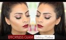 Effortless GLAM Holiday Makeup Tutorial 2015 | Quick Holiday Makeup