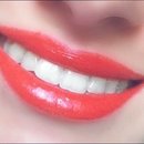 Red lips smile 