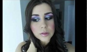 Tutorial: Sexy Party Winter Makeup using Silver and Purples