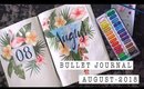 CREATIVE JOURNALING | AUGUST 2018 JOURNAL SET-UP | ANN LE