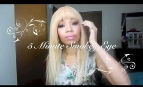 5 minute smoky eye