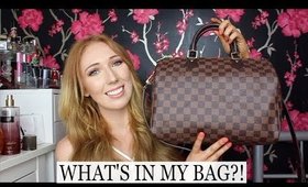 WHAT'S IN MY BAG?! | LOUIS VUITTON SPEEDY 30 BANDOULIERE!
