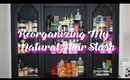 Reorganizing My Natural Hair Products l ReanellSelina