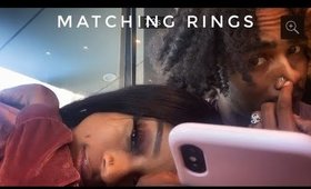 ME AND MY HUSBAND HAVE MATCHING GOLD NOSE RINGS(Why I been away)