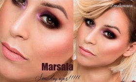 TAK!!! To kolejne SMOKEY EYES !!!! MARSALA Smokey eyes || Zmalowana