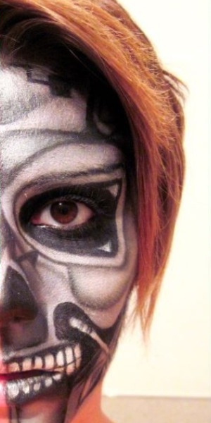Another photo of my Halloween's make up