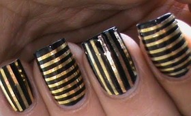 Striping tape nail art tutorial for beginners easy how to do nail art striping tape tutorial video