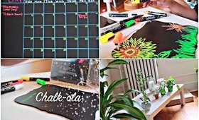 (1) Budget Friendly Apartment Decor: DIY  Wall Art w/ Chalkola