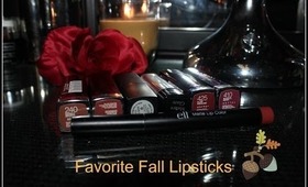 Favorite Fall Lipsticks