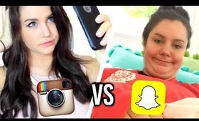 Girls on Instagram Vs. Girls on Snapchat