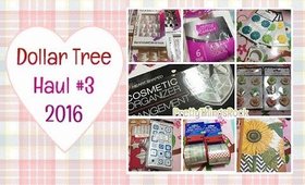 Dollar Tree Haul #3 | February  2016 | PrettyThingsRock