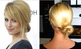 Quick Low Bun Hairstyle