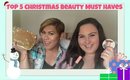 Top 5 Christmas Beauty Must haves Colab