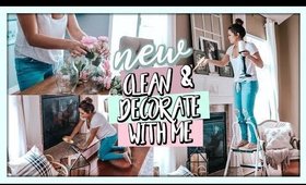 SPRING HOME DECOR AND CLEAN WITH ME!