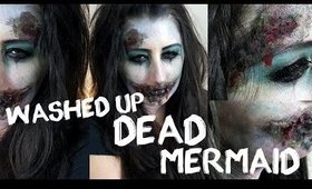 Washed-up Dead Mermaid Halloween Makeup