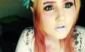 Flower Fairy (halloween makeup 1!)