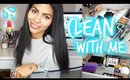 CLEAN WITH ME | DESK & VANITY SPEED CLEANING