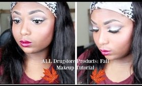 DRUGSTORE ONLY Full Face Fall Makeup Tutorial