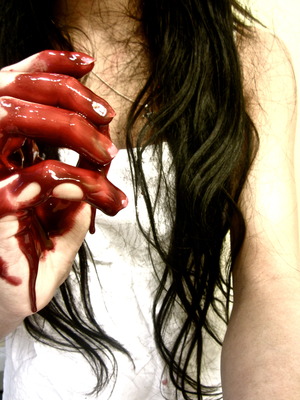I have a weird love for making fake blood. 