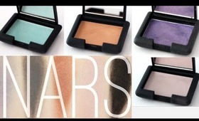 NARS Cream Eyeshadow Swatches 7 colors