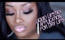 How to Apply Liquid Lipstick to Dry Lips Flawlessly! | Makeupd0ll