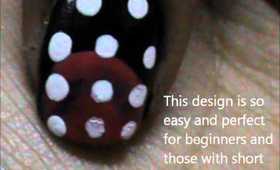 VERY EASY Nail Art For Beginners - nail designs for short nails- nail art tutorial and nail design