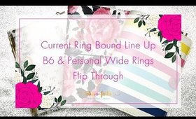 PLANNER FLIP THROUGH! Current Planner Line Up | B6 and Personal Wide Rings | Bliss & Faith Paperie