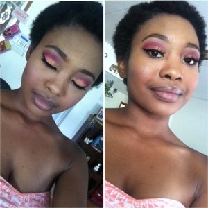 Bh cosmetics take me to Brazil palette w/ Nude lip #recreation #inspiredlook 