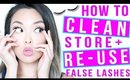 HOW TO: Clean, Store and Reuse False Eyelashes | chiutips