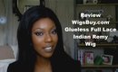 WIGSBUY.COM Review 18" Indian Remy Glueless Full Lace Wig