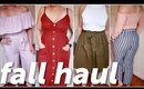 FALL TRY-ON CLOTHING HAUL