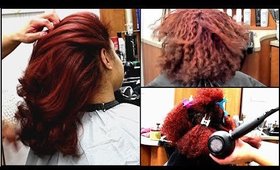 Body Curls on Natural Hair w/COLOR CORRECTION USING JOICO!!