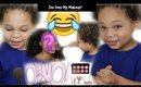 My 2 year old son Does My Makeup !