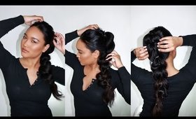 How to Messy Ponytail Tutorial (Valentine’s Day hair)