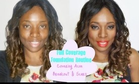 My Full Coverage Foundation Routine + Contouring & Highlighting