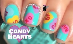 Valentine's Candy Heart Crafty Punch Tutorial