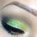 Green smokey eye