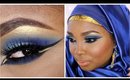 Make up tutorial - Royal blue Eid make up - Requested