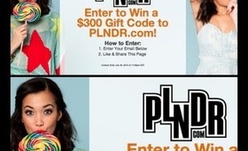 WIN A $300 GIFT CODE FROM PLNDR.COM TO REVAMP YOUR WARDROBE! (Hurry, Contest ends soon!) OPEN