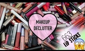 MAKEUP COLLECTION DECLUTTER 2016 | LIPS