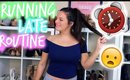 RUNNING LATE ROUTINE! | Casey Holmes