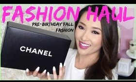 PRE-BIRTHDAY / FALL FASHION HAUL | NEW CHANEL BAG, Saint Laurent, Manolo Blahnik | hollyannaeree