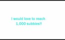 1,000 subbies?? Giveaway 100$ Subscribe to win!!